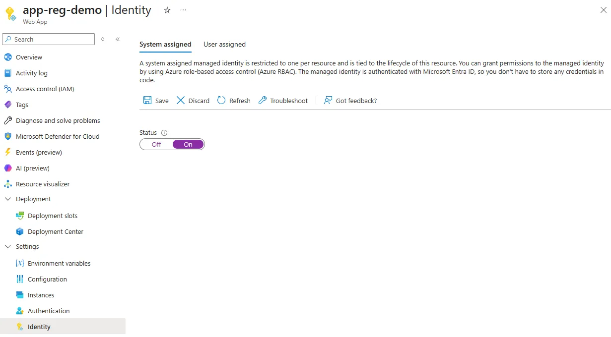 Managed-id Managed-id